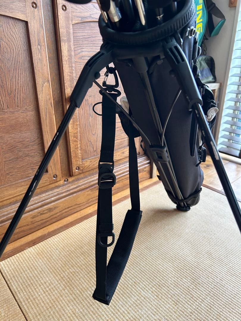 Bagjackgolf ブラック スタンドゴルフバッグ
