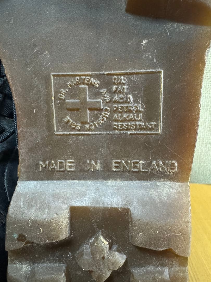 ドクターマーチン 8ホール イングランド製 UK ブラック ブーツ