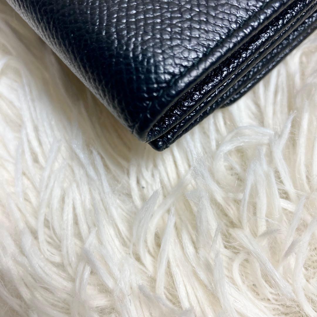 【美品】 ブルガリ 折り財布 ビーゼロワン ロゴクリップ IC内蔵