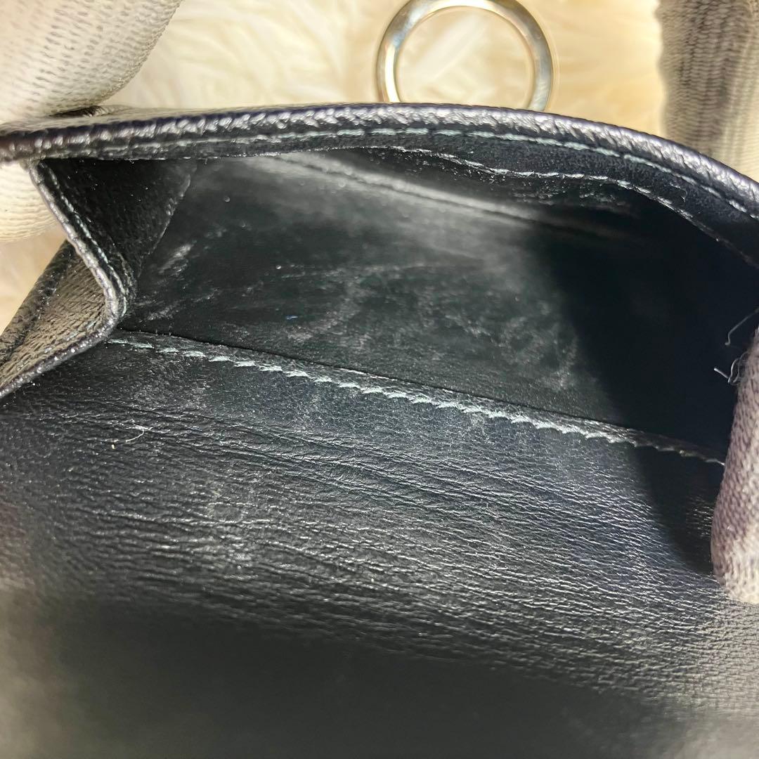 【美品】 ブルガリ 折り財布 ビーゼロワン ロゴクリップ IC内蔵