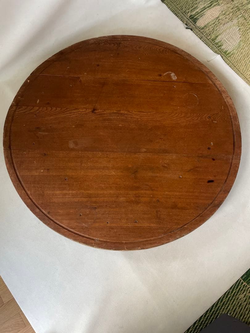 昭和の食卓 天然木 ちゃぶ台 丸テーブル 円卓 和を演出 直径 89.5㎝