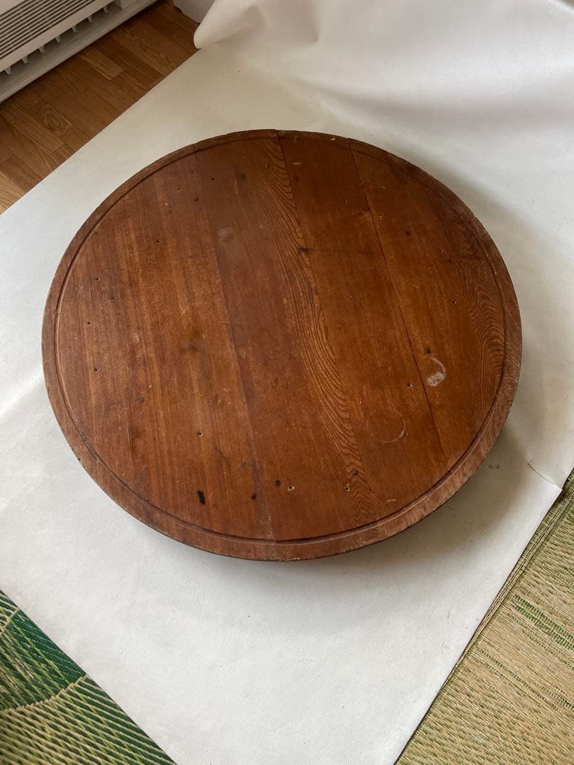 昭和の食卓 天然木 ちゃぶ台 丸テーブル 円卓 和を演出 直径 89.5㎝
