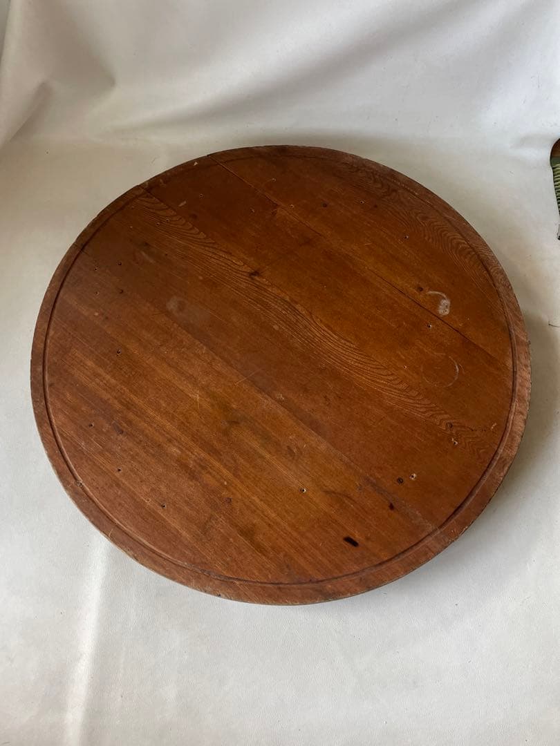 昭和の食卓 天然木 ちゃぶ台 丸テーブル 円卓 和を演出 直径 89.5㎝