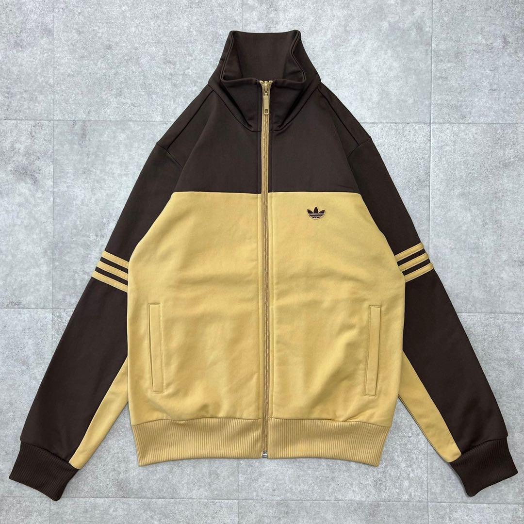 希少カラー　アディダス　90s 00sトラックジャケット　ジャージ　ブラウン
