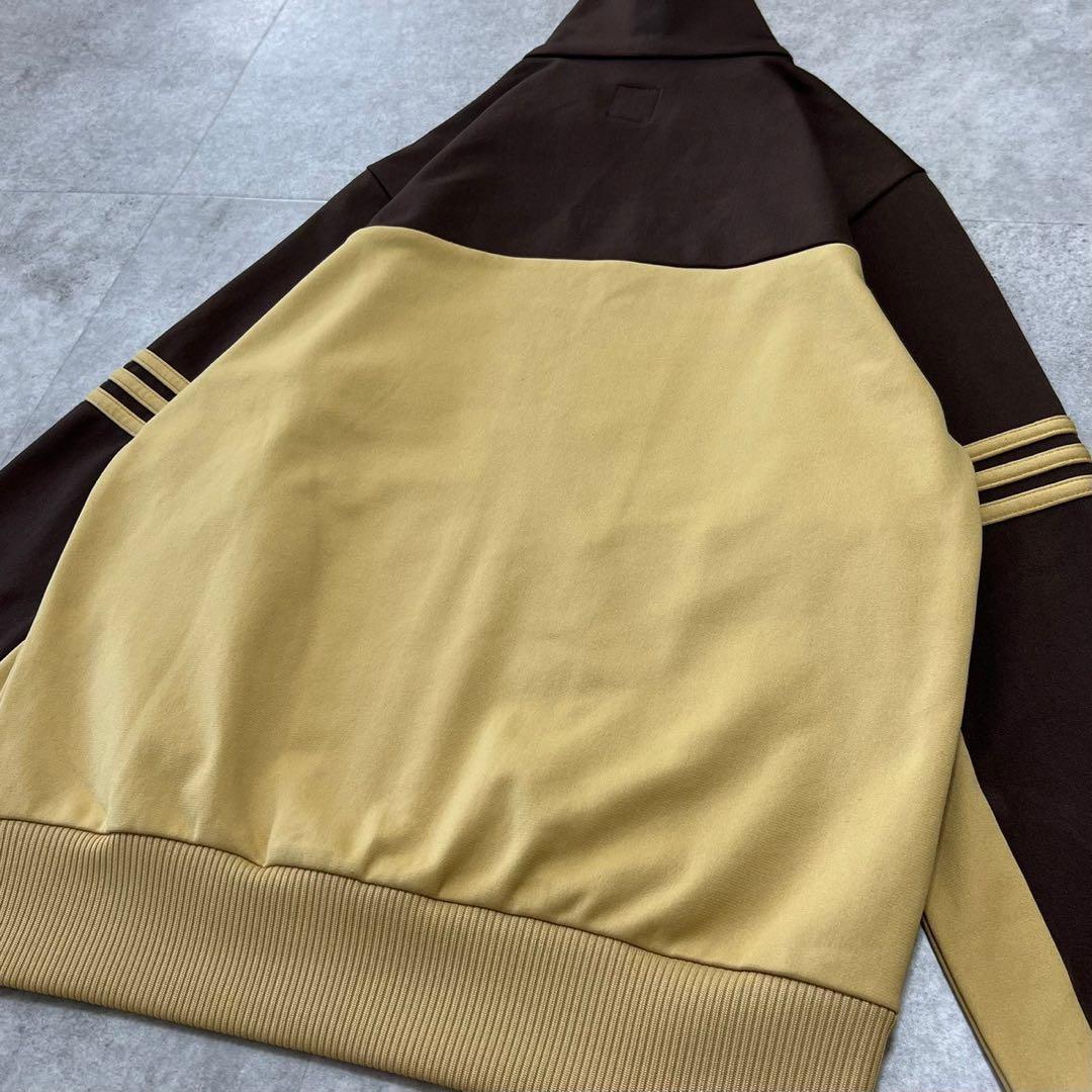 希少カラー　アディダス　90s 00sトラックジャケット　ジャージ　ブラウン