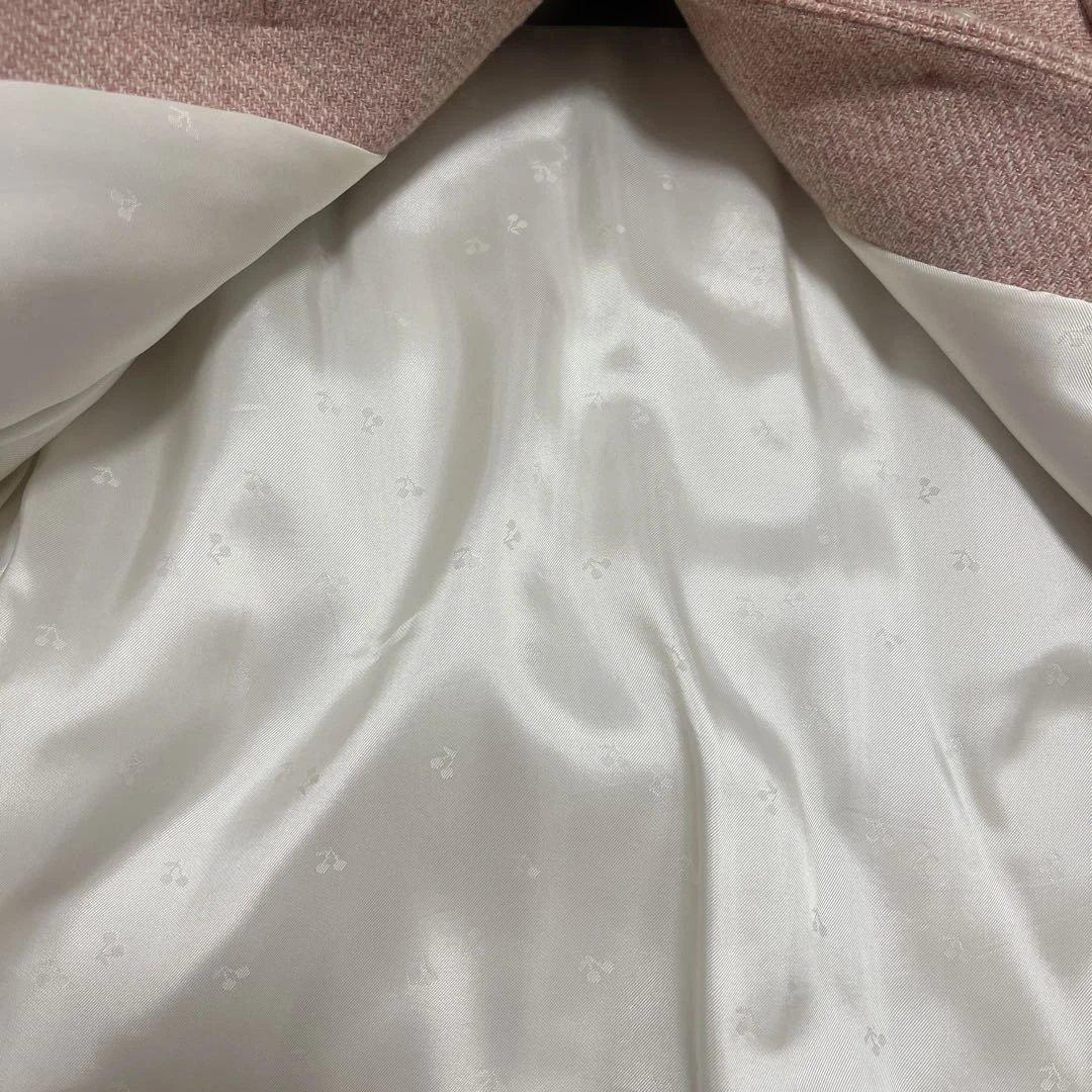 ボンポワン　6A コート（ヒョウ柄襟）