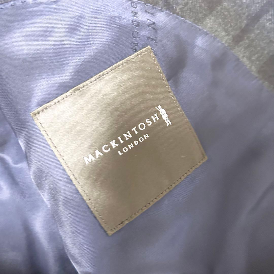 極美品　マッキントッシュロンドン　テーラードジャケット　ブラックウォッチチェック