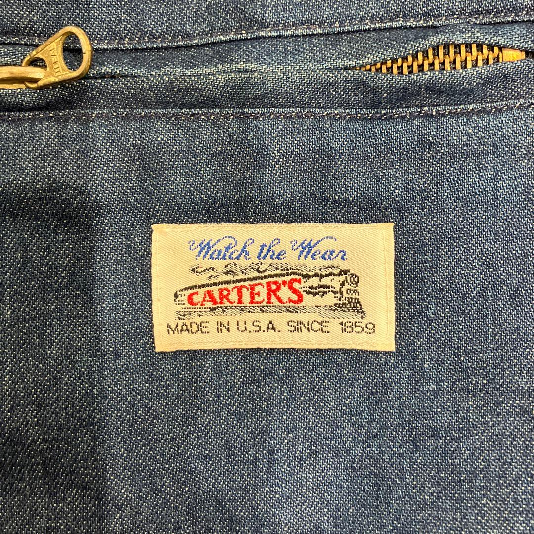 Carter's デトロイトジャケット 列車タグ前期 70s USA製 40