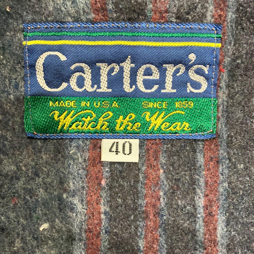 Carter's デトロイトジャケット 列車タグ前期 70s USA製 40