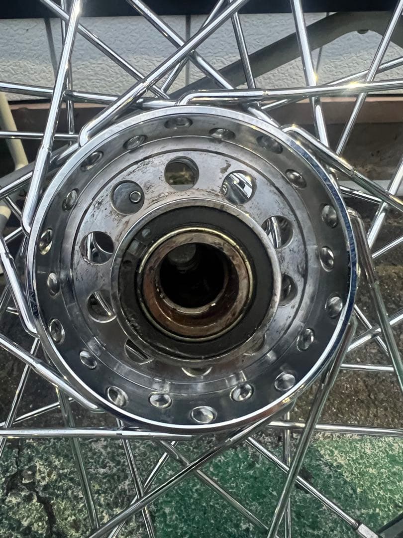 リジットチョッパー　16インチリヤホイールセットアーリー　ショベル　パンヘッド