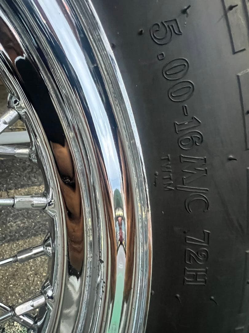 リジットチョッパー　16インチリヤホイールセットアーリー　ショベル　パンヘッド