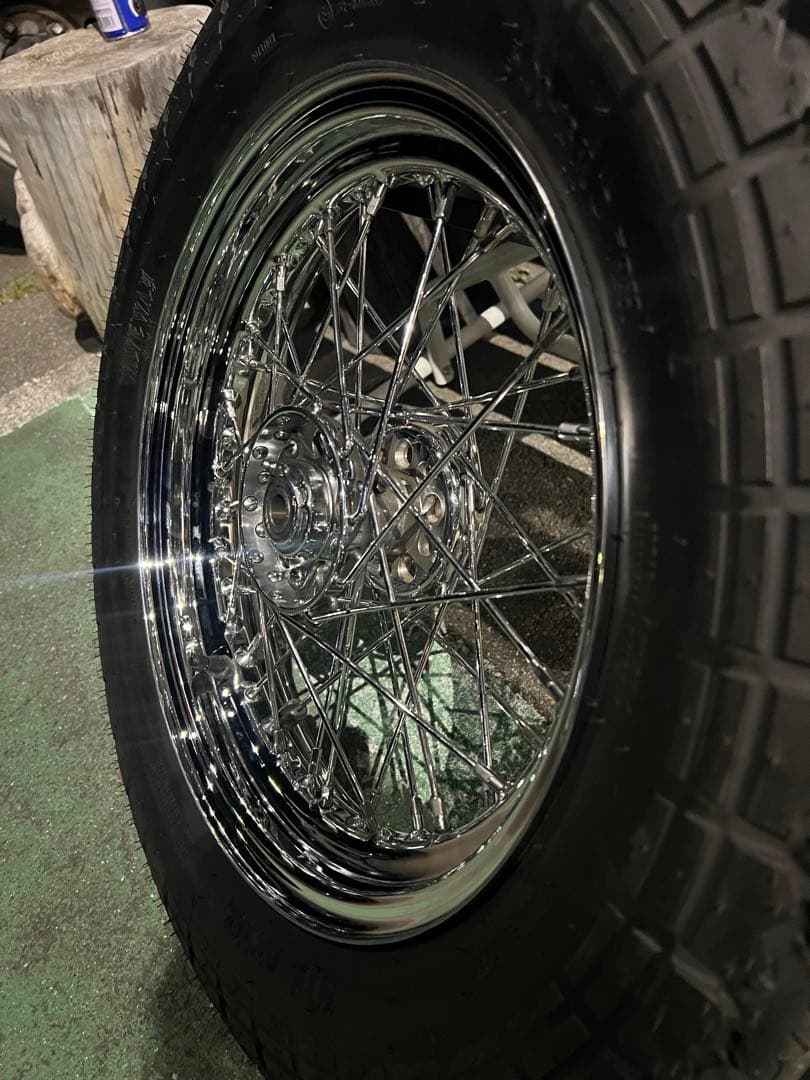 リジットチョッパー　16インチリヤホイールセットアーリー　ショベル　パンヘッド