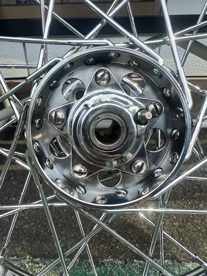 リジットチョッパー　16インチリヤホイールセットアーリー　ショベル　パンヘッド