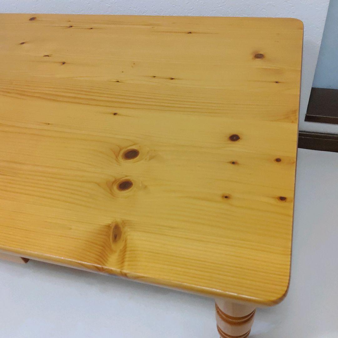 カントリー家具　アメリカンカントリー　ローテーブル　引き出し2杯　送料無料