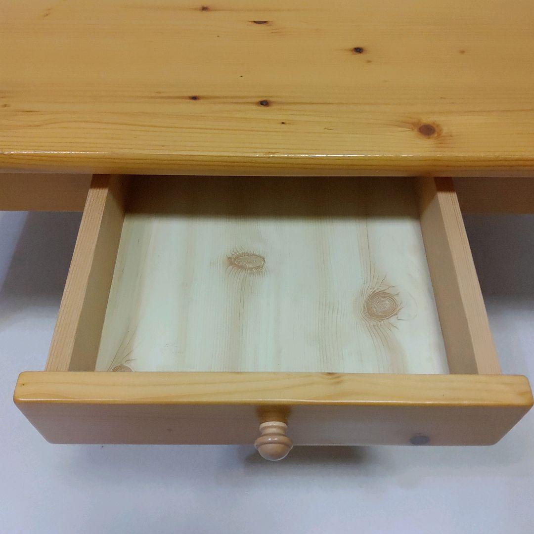 カントリー家具　アメリカンカントリー　ローテーブル　引き出し2杯　送料無料