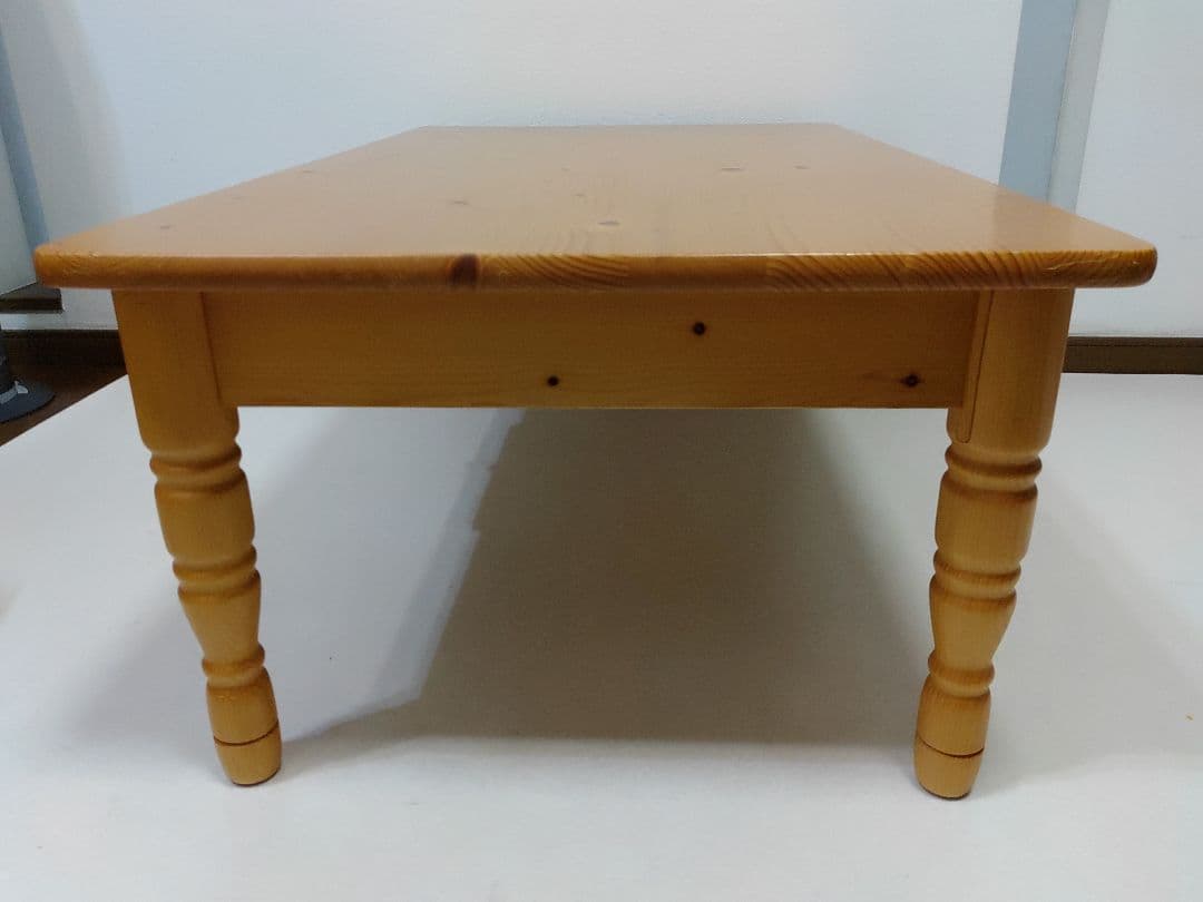 カントリー家具　アメリカンカントリー　ローテーブル　引き出し2杯　送料無料