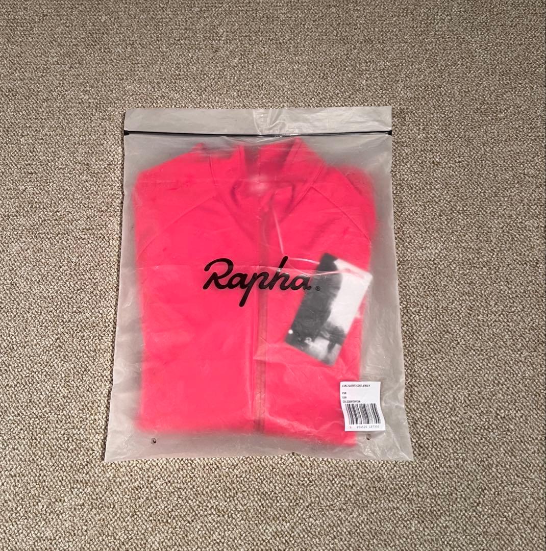 新品 Rapha ラファ サイクリング ジャージ シャツ 赤 白 XS