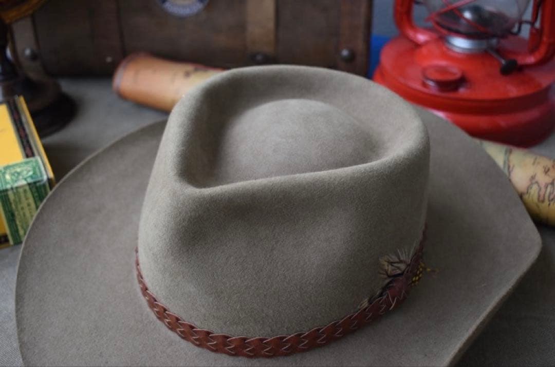 AKUBRA／ヴィンテージ／ラビットファー／テンガロンハット／オーストラリア製