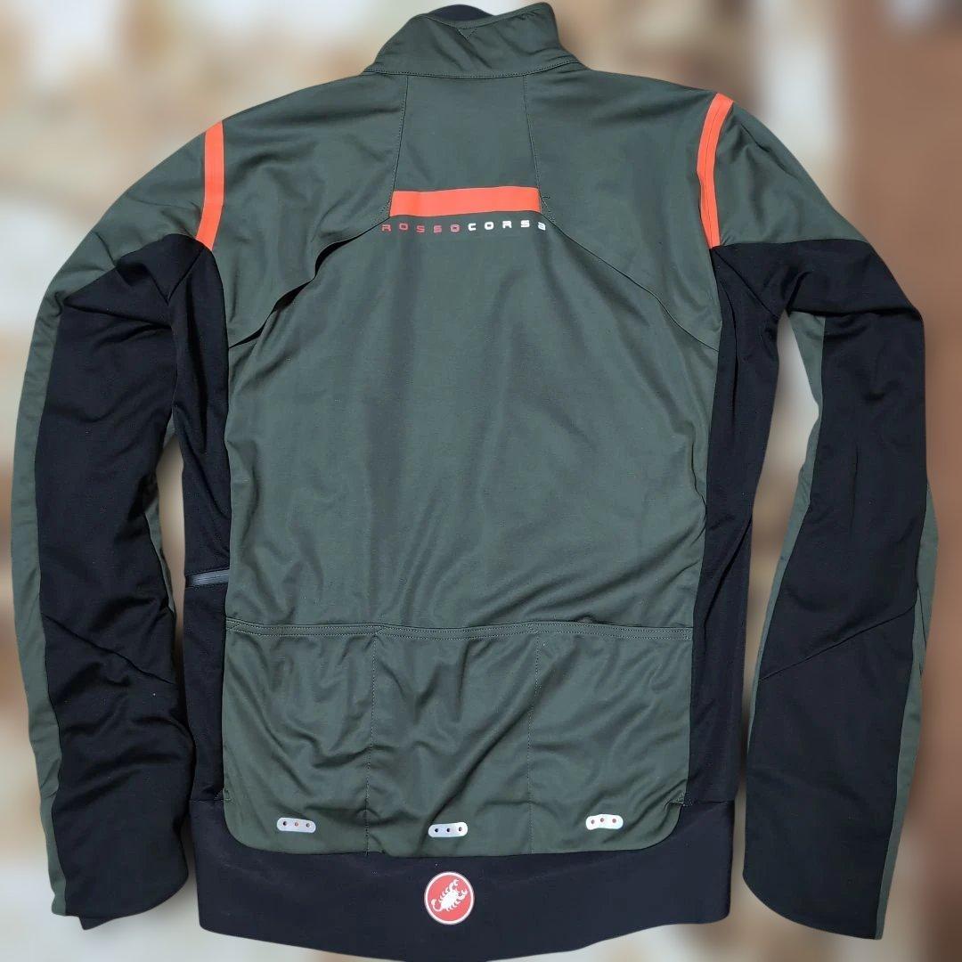 Castelli カステリAlfaROS2 ジャケット L オリーブグリーン