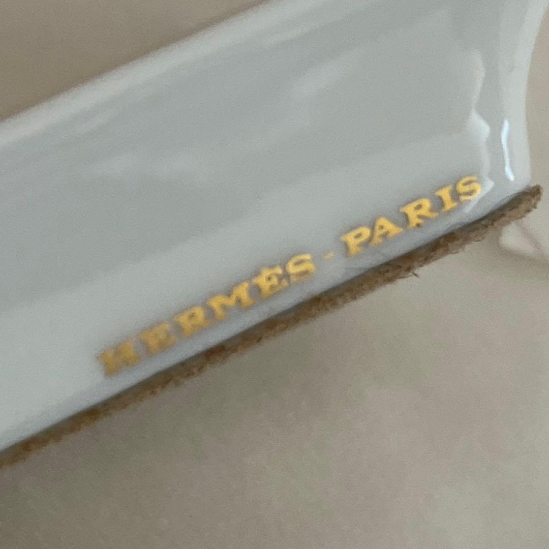 美品　HERMES エルメス　ミニアッシュトレイ　灰皿　ゴールド　サーカス柄