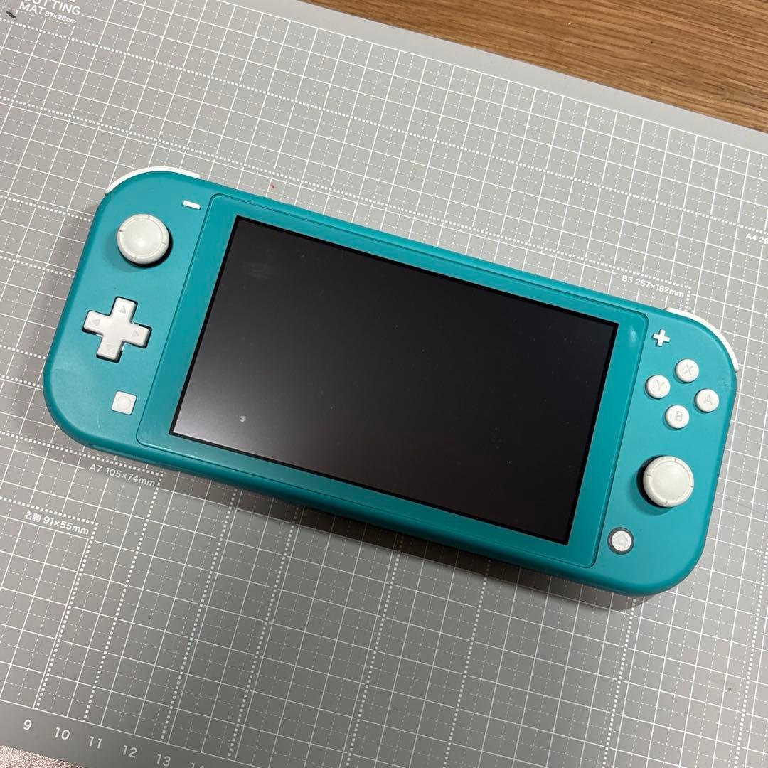 ニンテンドースイッチライト　ターコイズ　中古　動作確認済　初期化