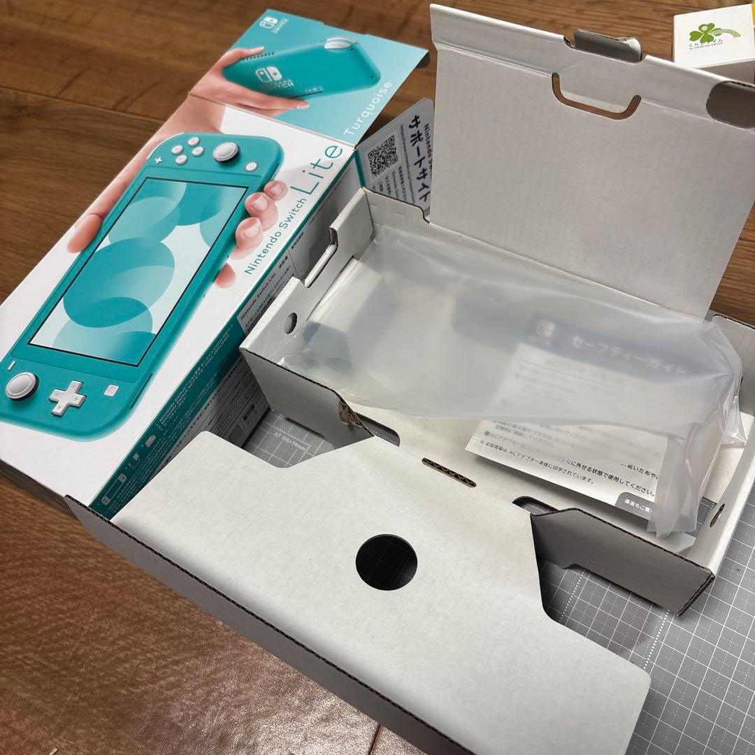 ニンテンドースイッチライト　ターコイズ　中古　動作確認済　初期化