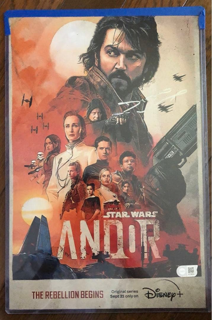 【サイン】ディエゴ・ルナ 11×17インチ　キャシアンアンドー