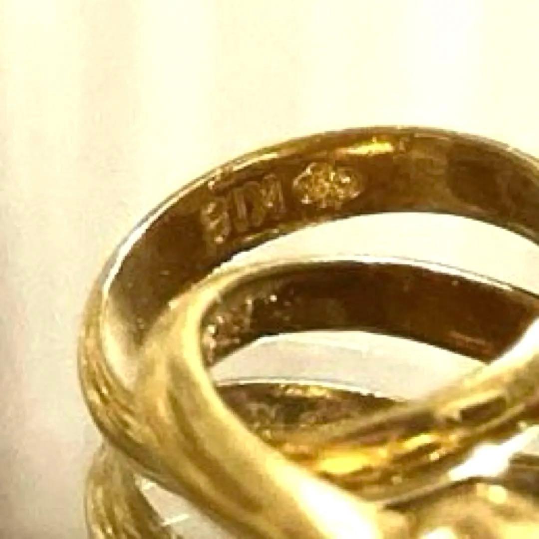 【お値打品】　18Ｋ　金ゴールド　二重輪　ガーネットペンダントヘッド　刻印あり♪