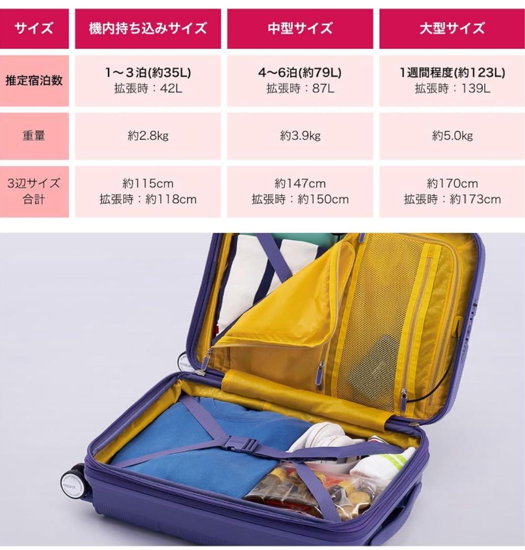 ④アメリカンツーリスター　スーツケース キャリーケース サムソナイト