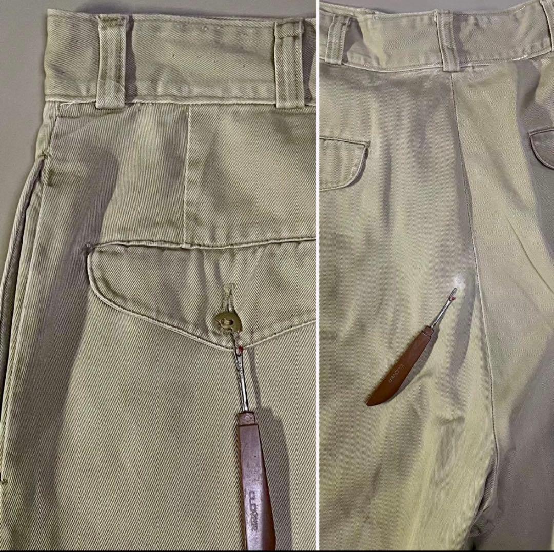 U.S.military 50sチノトラウザーパンツ