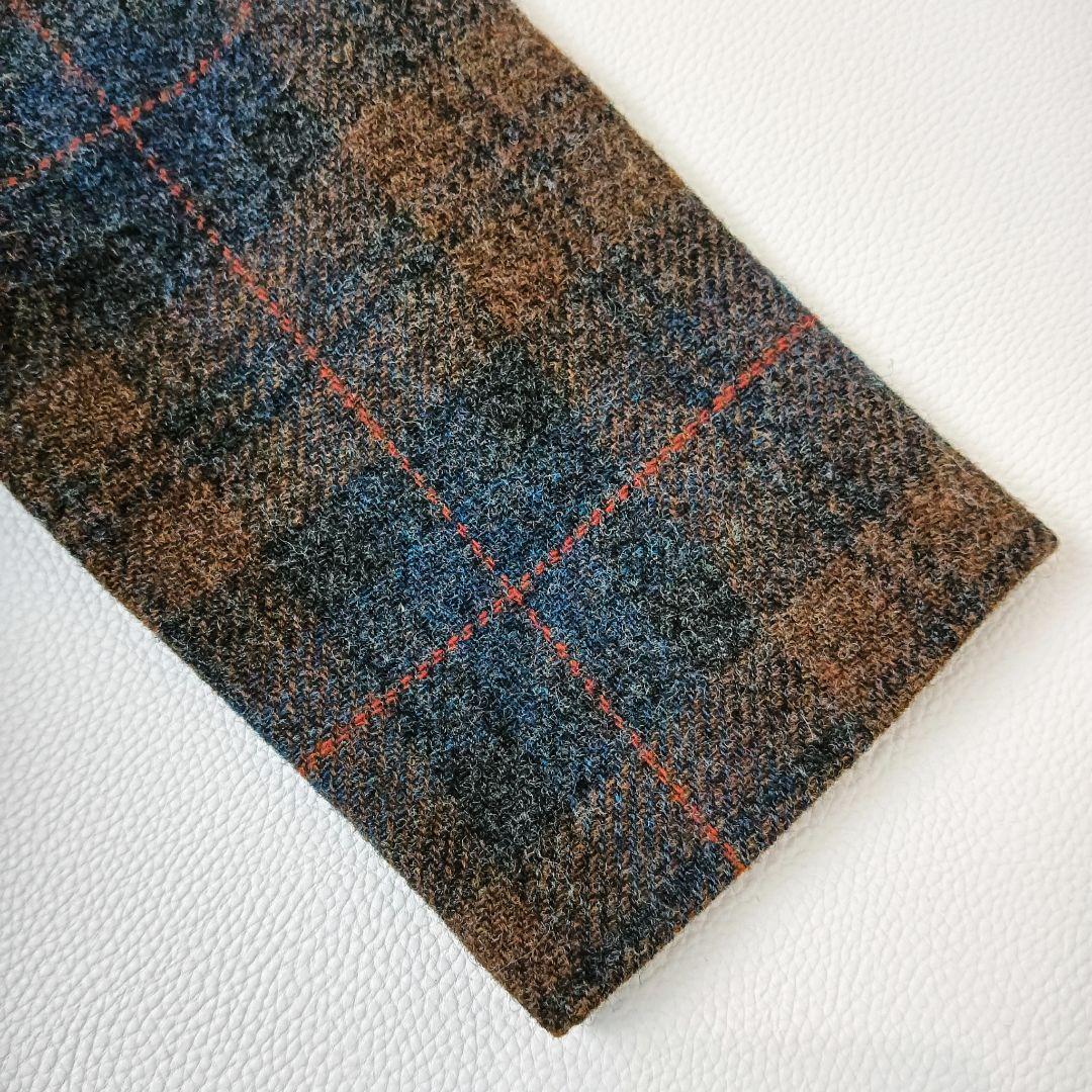 美品✨イチアンティークス タータンチェック ロングコート ウール ゆったり