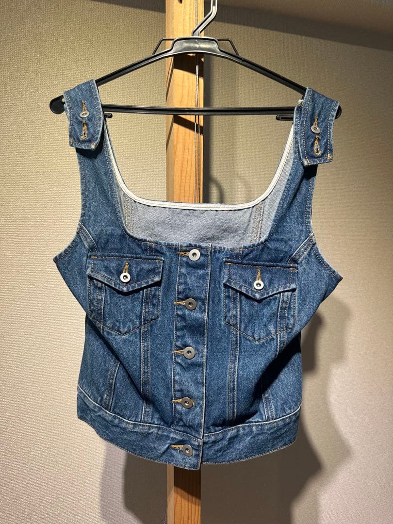 【最終値下げ】MAISON SPECIAL 2WAYビスチェデニムジャケット