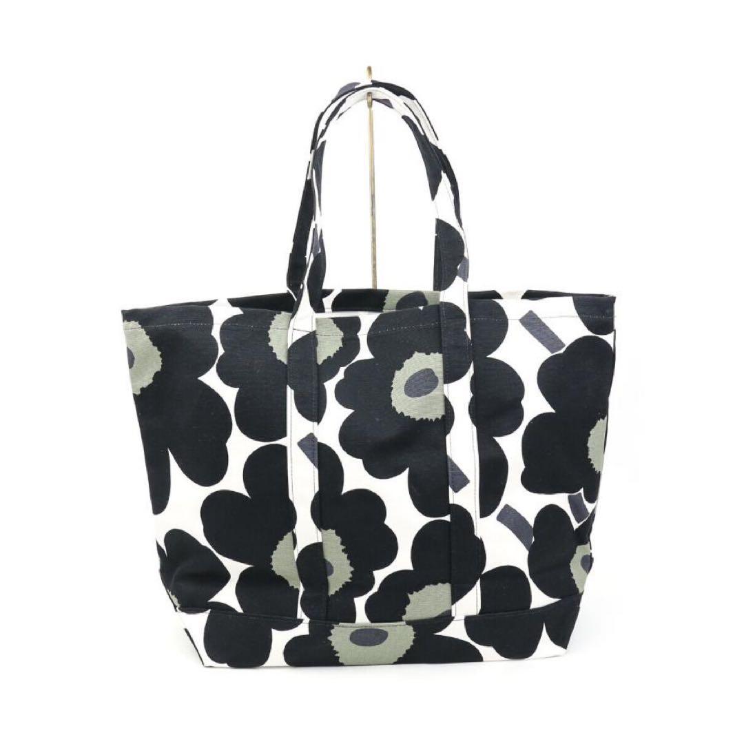 【タグ付き新品未使用】　マリメッコ　フラワーパターン トートバッグ