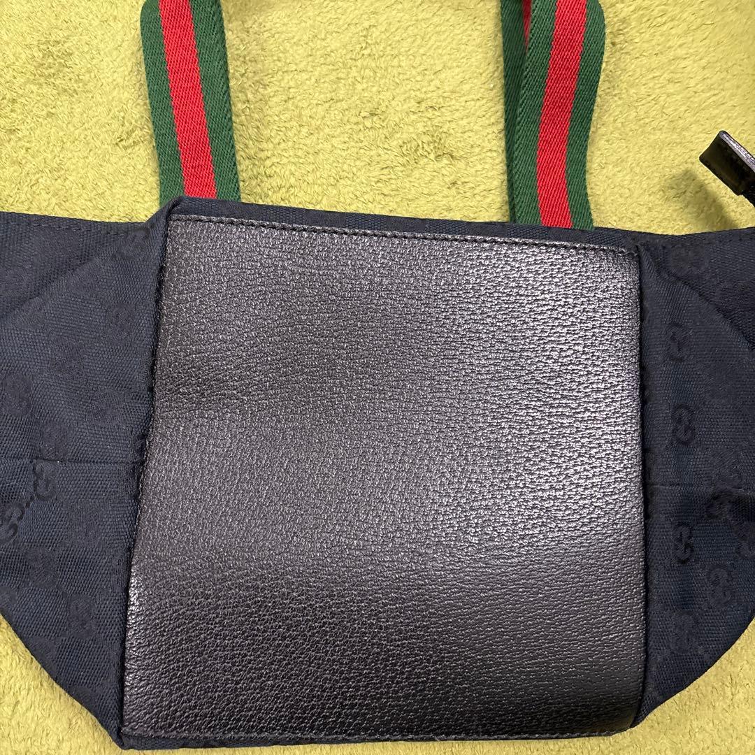 【美品】GUCCI ブラック トートバッグ