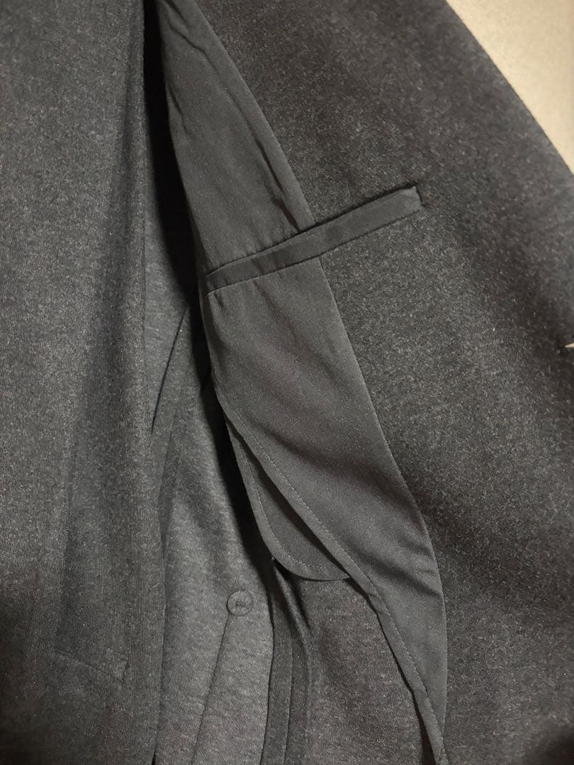 【完売品】ブラッシュドジャージージャケット&タックワイドパンツ