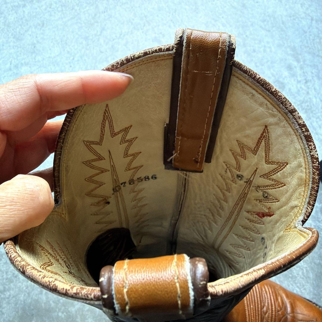 Tony Lama 786 ヴィンテージ 7C USA製 70s 80s