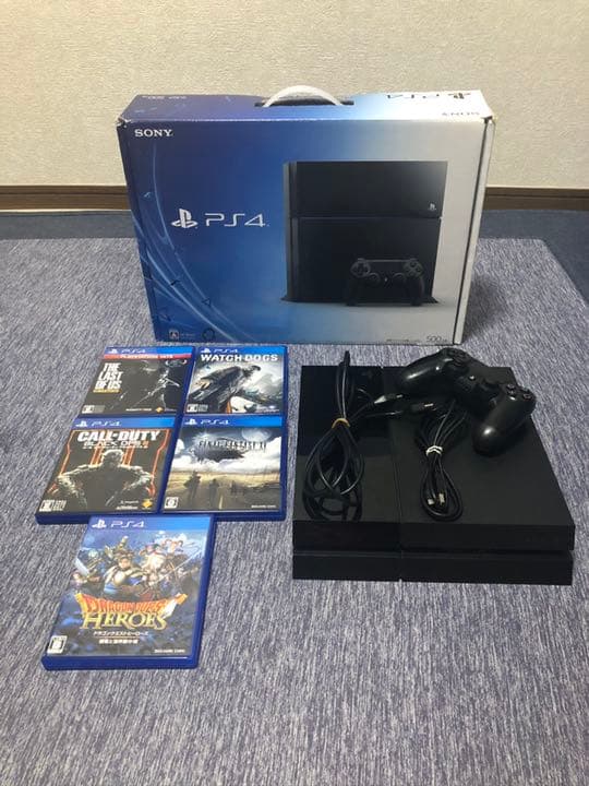 PS4 本体 中古＋ソフト5本セット！