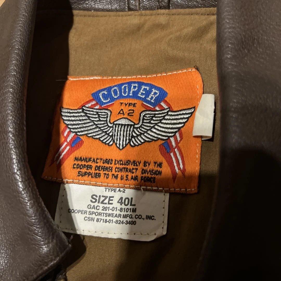 COOPER A-2 レザージャケット 40L