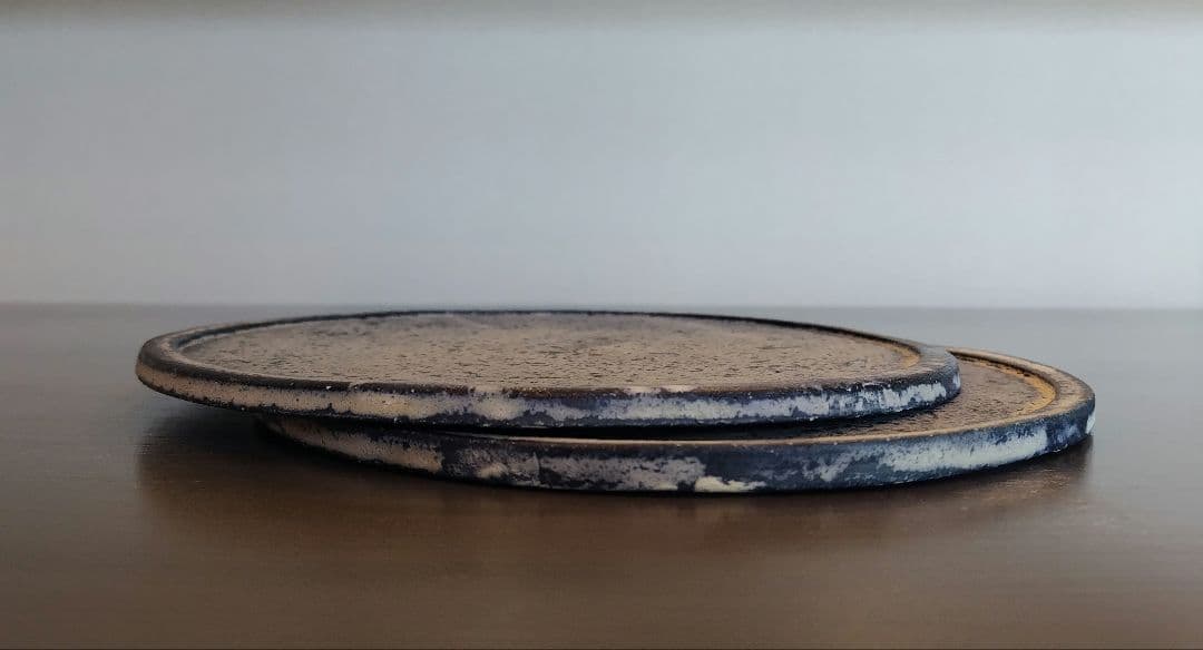 紺野乃芙子　平皿　丸皿　プレート　2枚