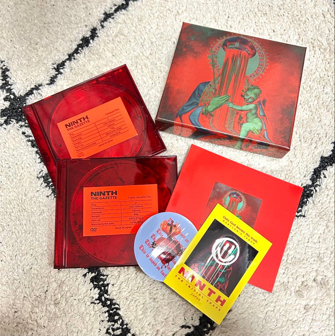 the GazettE NINTH 初回限定版Ｂ DVD ステッカー付き