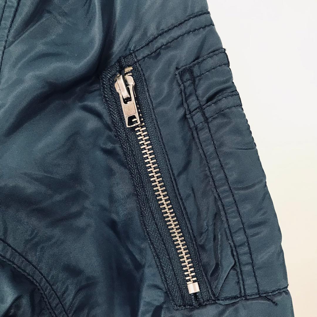 ショット×ロンハーマン　MA-1 XL ネイビー