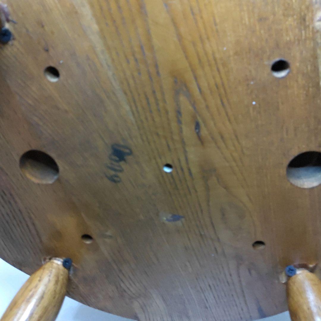 レア 座面回転 英国 アンティーク ホイールバックチェア ヴィンテージチェア