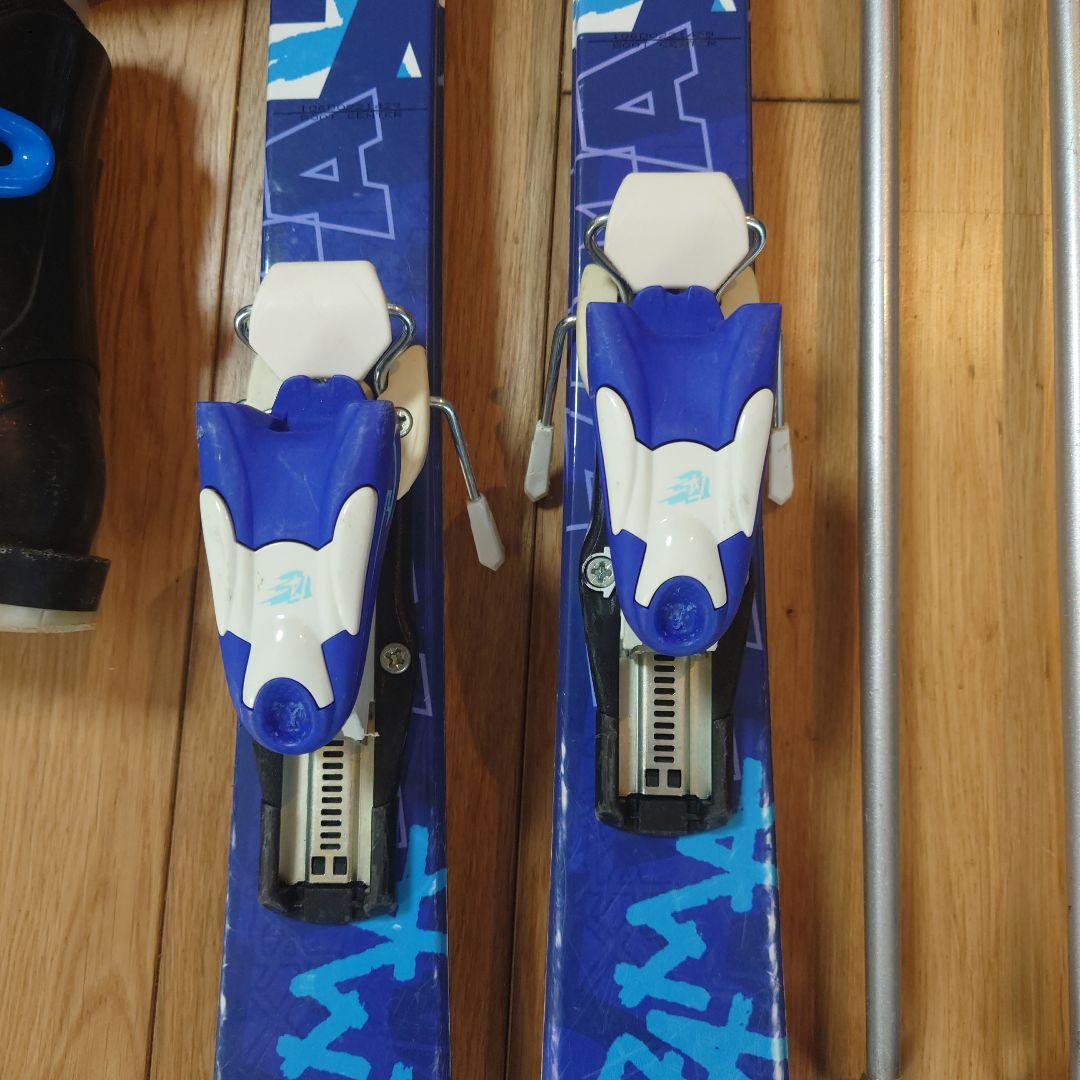 KAZAMA スキー106cm ブーツ 約21cm ストック 91cm セット