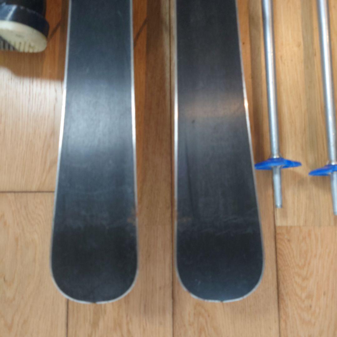 KAZAMA スキー106cm ブーツ 約21cm ストック 91cm セット