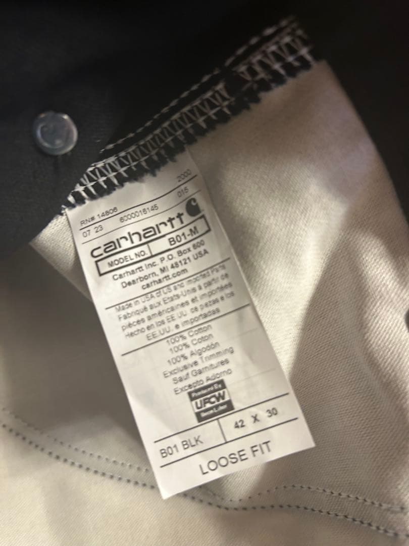 せ*な様 Carhartt B01-M ルーズフィットワークパンツ 42 X 3