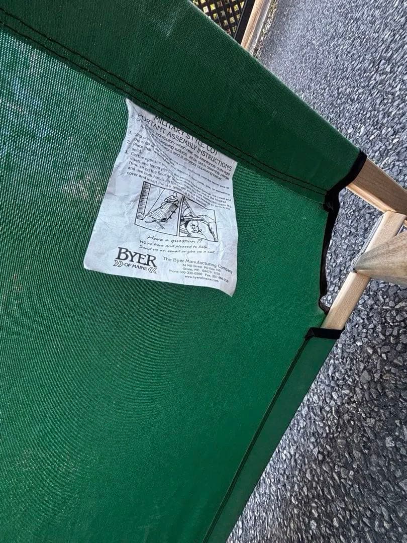 美品 byer of maine バイヤーオブメイン フォールディングコット希少