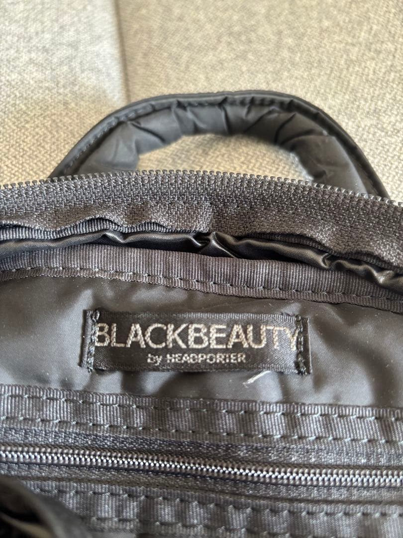 HEADPORTER BLACK BEAUTY ミニボストンバッグ