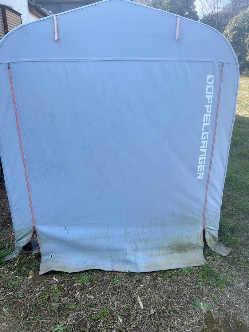 ①ドッペルギャンガー バイクガレージテントと支柱パーツ①～③まで購入ください