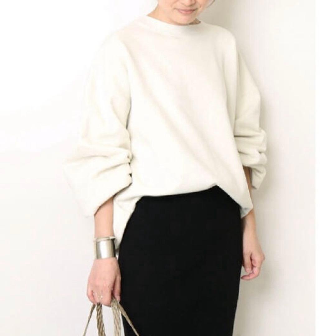 コグザビッグスモーク　バルーンスリーブ スウェット　F アイボリー