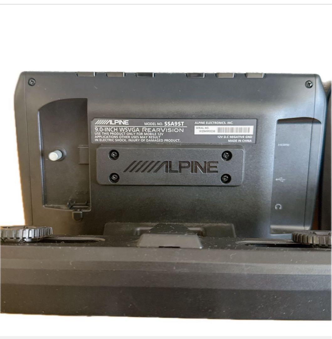 ALPINE フリップダウンモニター 2個セット 9インチ SSA9ST